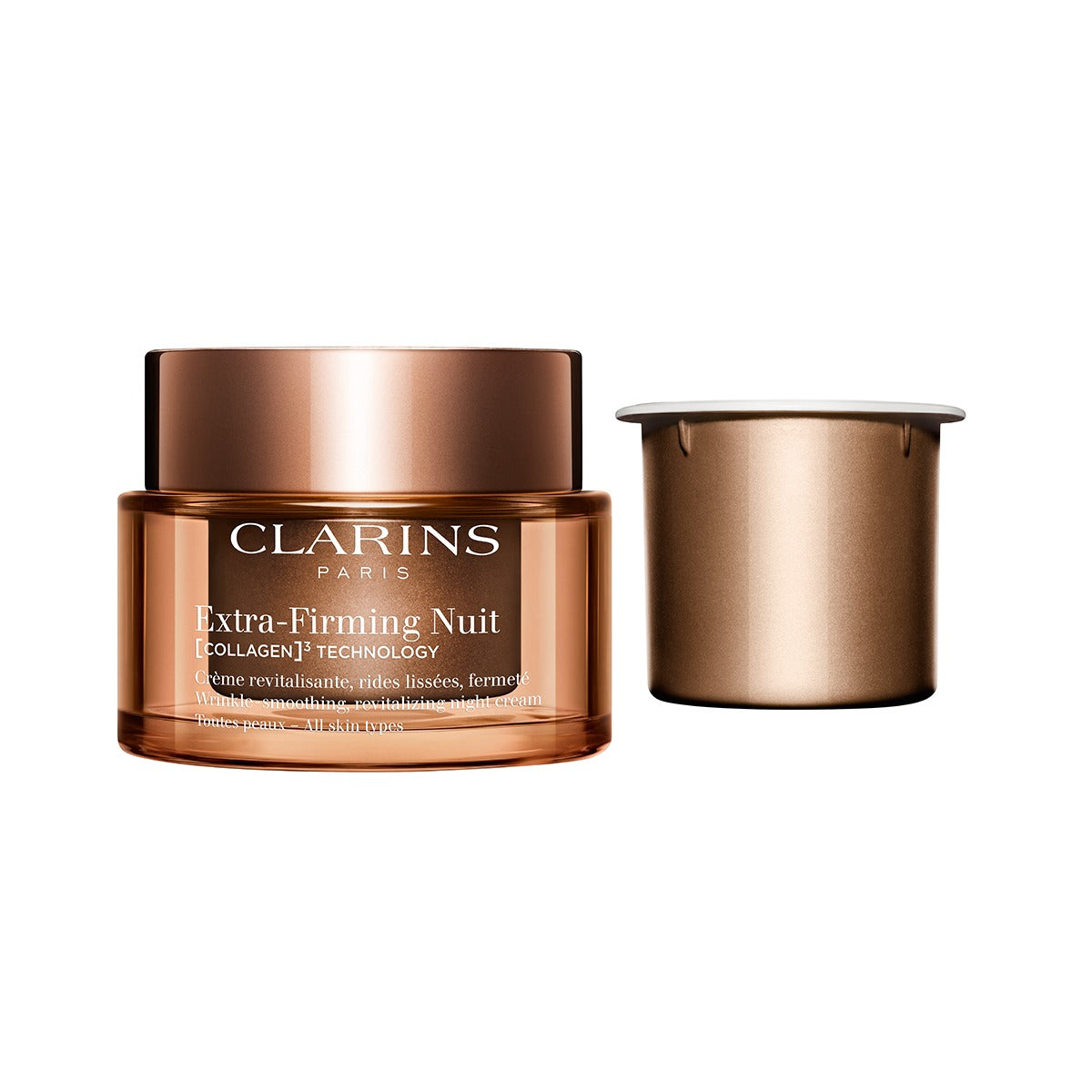 Clarins Extra-Firming Nuit Wrinkle Control Regenerating Night Cream – All Skin Types 50ml