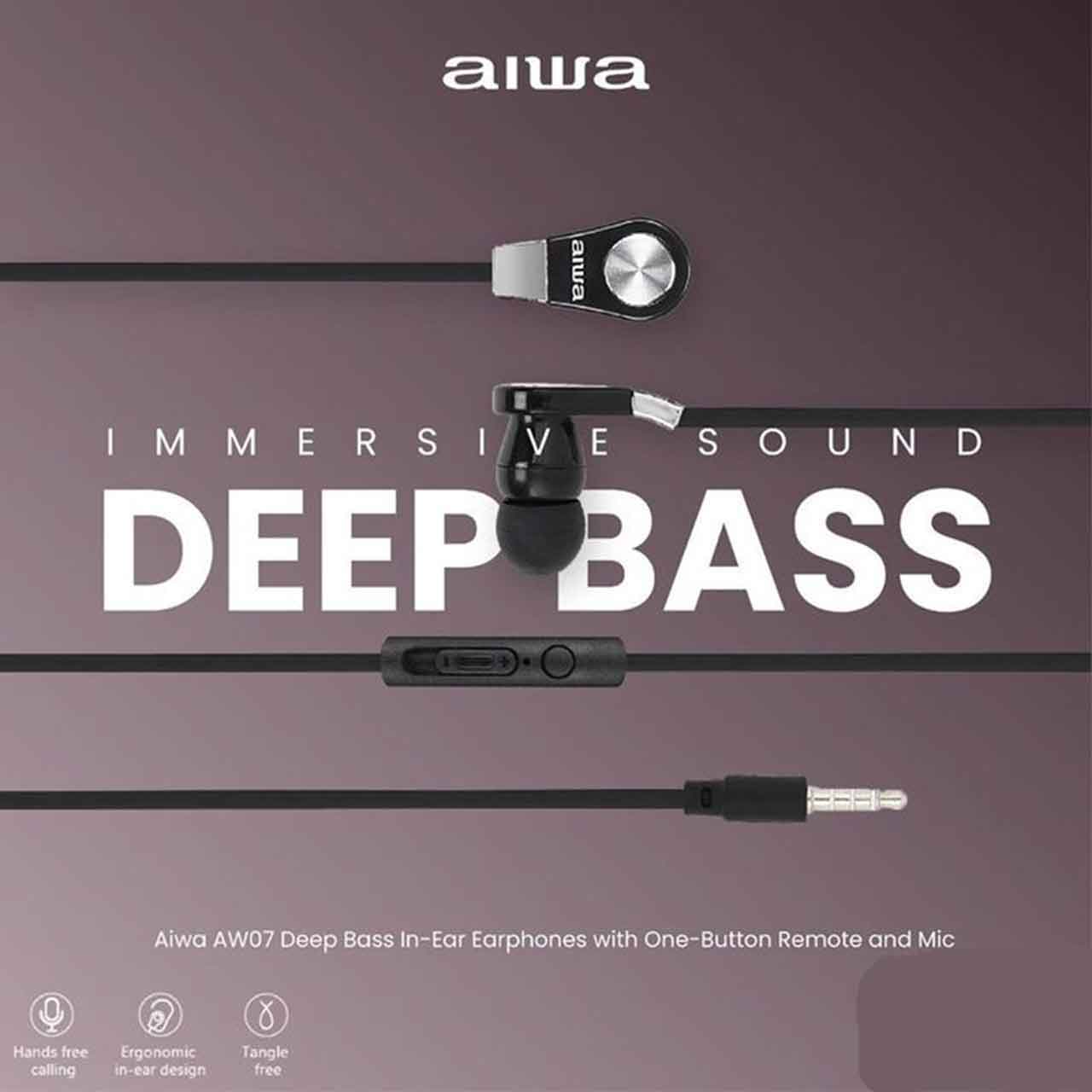 Aiwa – Deep Bass In-ear Headphone