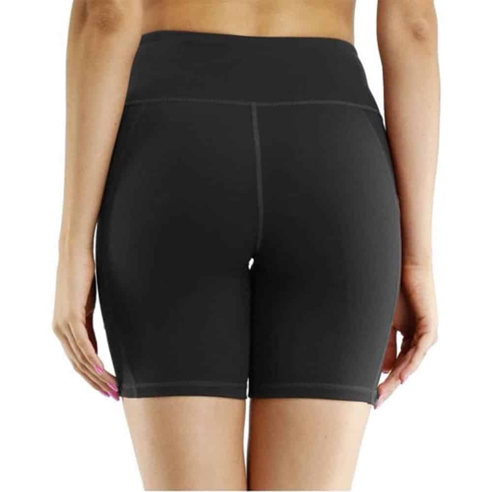 Yoga/Exercise/Running High Waist Stretchy Shorts w/ Side Pockets