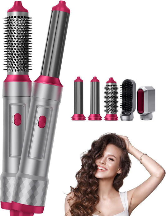 5 In 1 Electric Hot Air Brush Hair Dryer