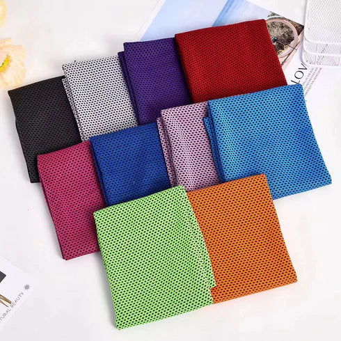 Super Soft Microfiber Custom Fitness Running Towel Compressed Ice Golf and Yoga Towel