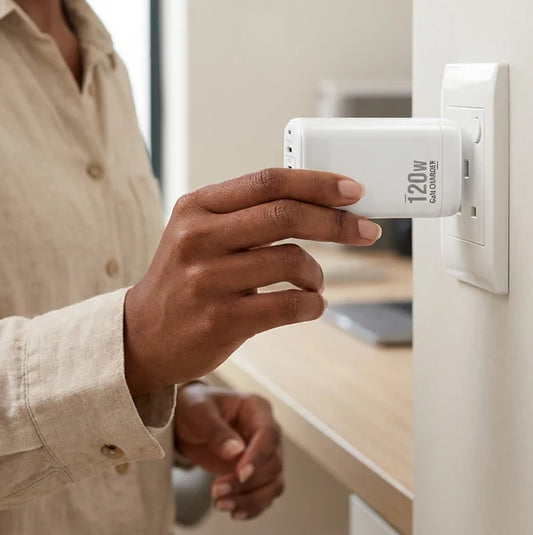 120w USB and 2x Type-C Fast Charge Adaptor