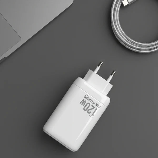 120w USB and 2x Type-C Fast Charge Adaptor