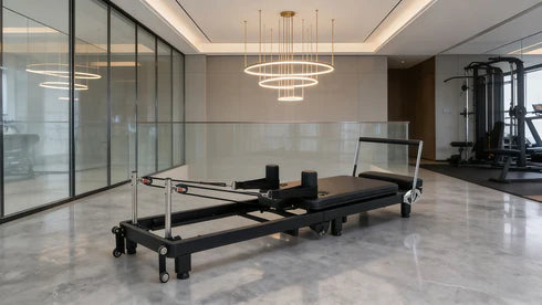 Easy Folding Portable Pilates Reformer - Core Yoga Bed