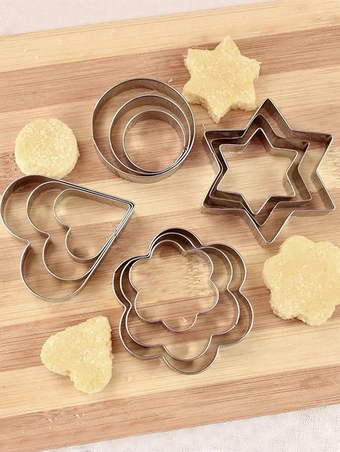 Stainless Steel Cookie Cutter -12Pcs