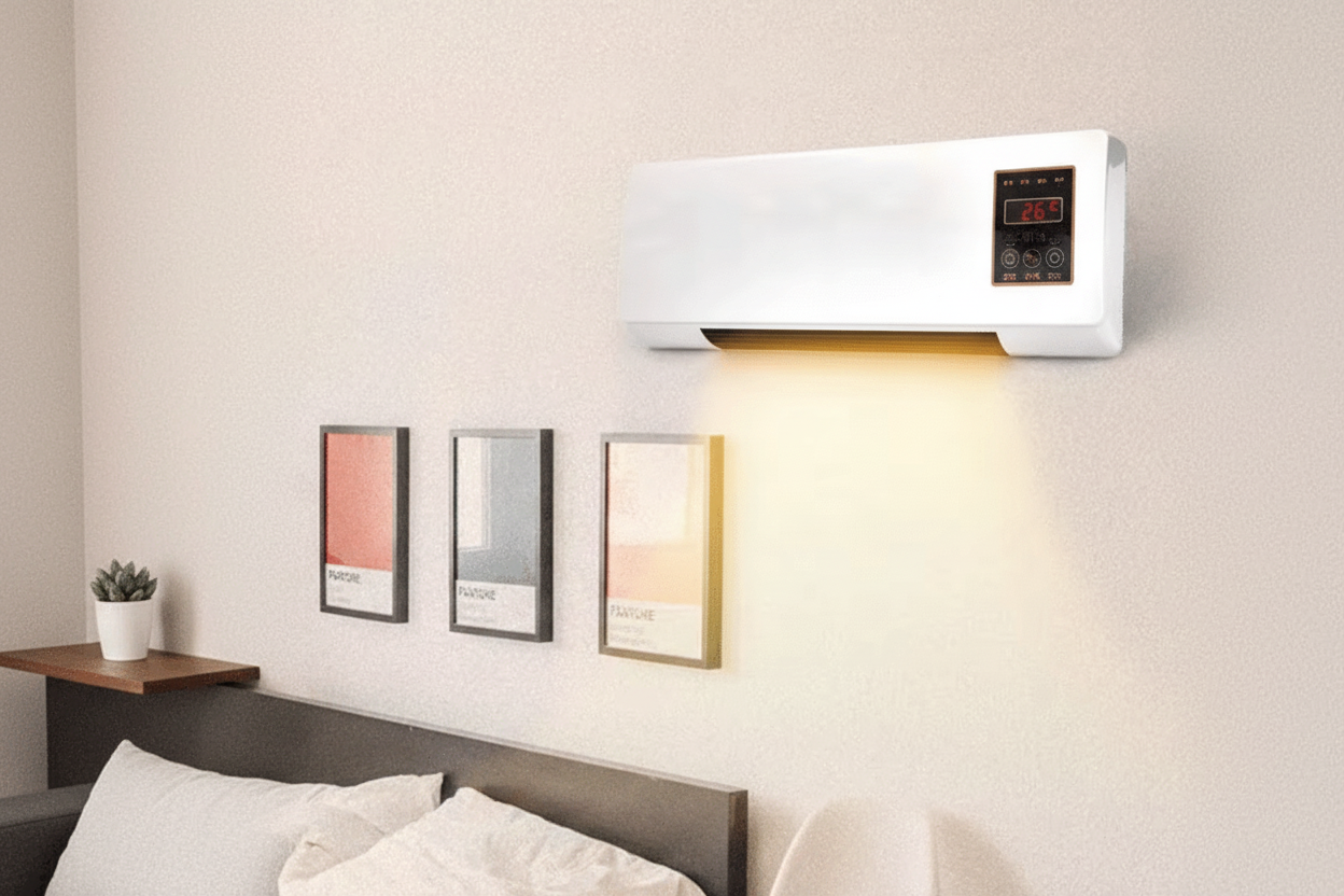 Wall Mounted Mobile Air Conditioner With LED Display