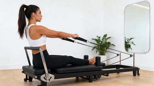 Easy Folding Portable Pilates Reformer - Core Yoga Bed